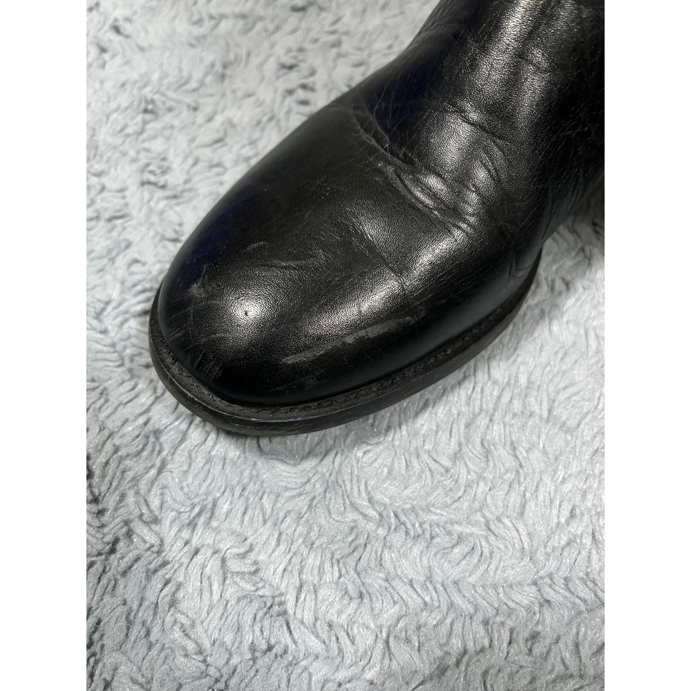 Tory Burch Nadine Womens Sz 7M Black Leather Knee High Tall Riding Boots Luxury - Picture 10 of 14